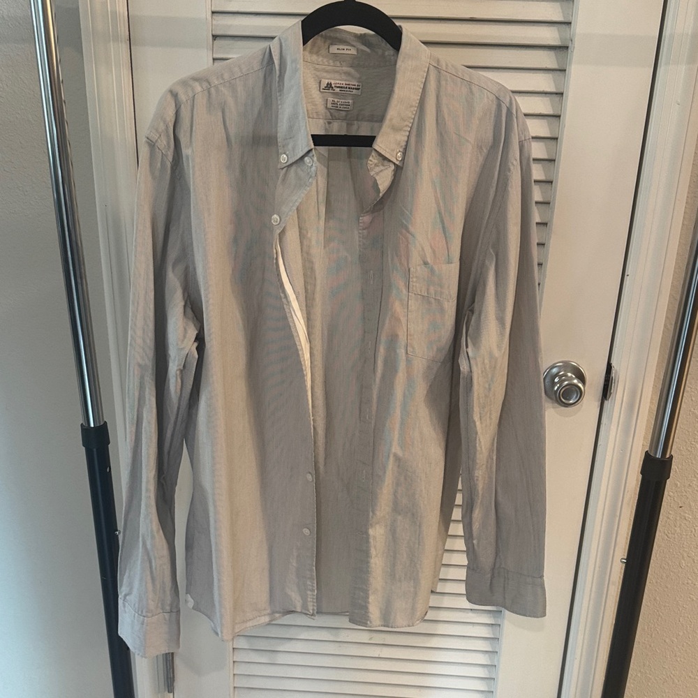 J. Crew Gray Dress Shirt for Men